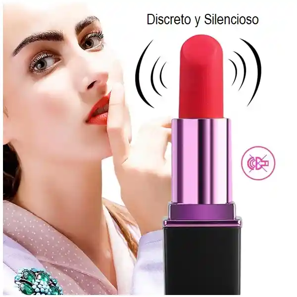 Vibrador Lapiz Labial Recargable