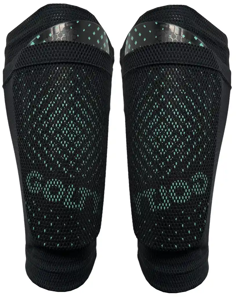 Canillera Golty Competición Shin Guard Media Protectora/ngr-vrd/talla:m