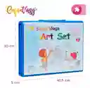 Set Kit De Arte Dibujo Colores Para Niños Maleta X208 Piezas