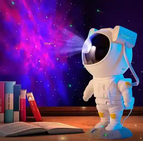 Proyector De Galaxias Astronauta Niños Musical Bluetooth Led