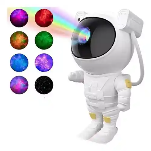 Proyector De Galaxias Astronauta Niños Musical Bluetooth Led