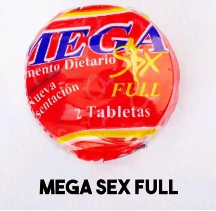 Mega Sex Full X 2 Tabletas Energizante Sexual