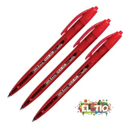 Esfero Boligrafo Semi Gel Retractil Rojo Oe-047