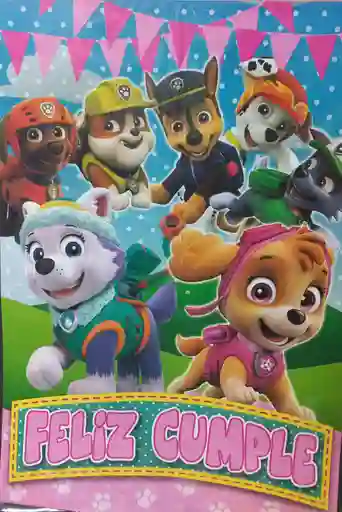 Piñata De Paw Patrol Niña - 48 X 33.8 Cm