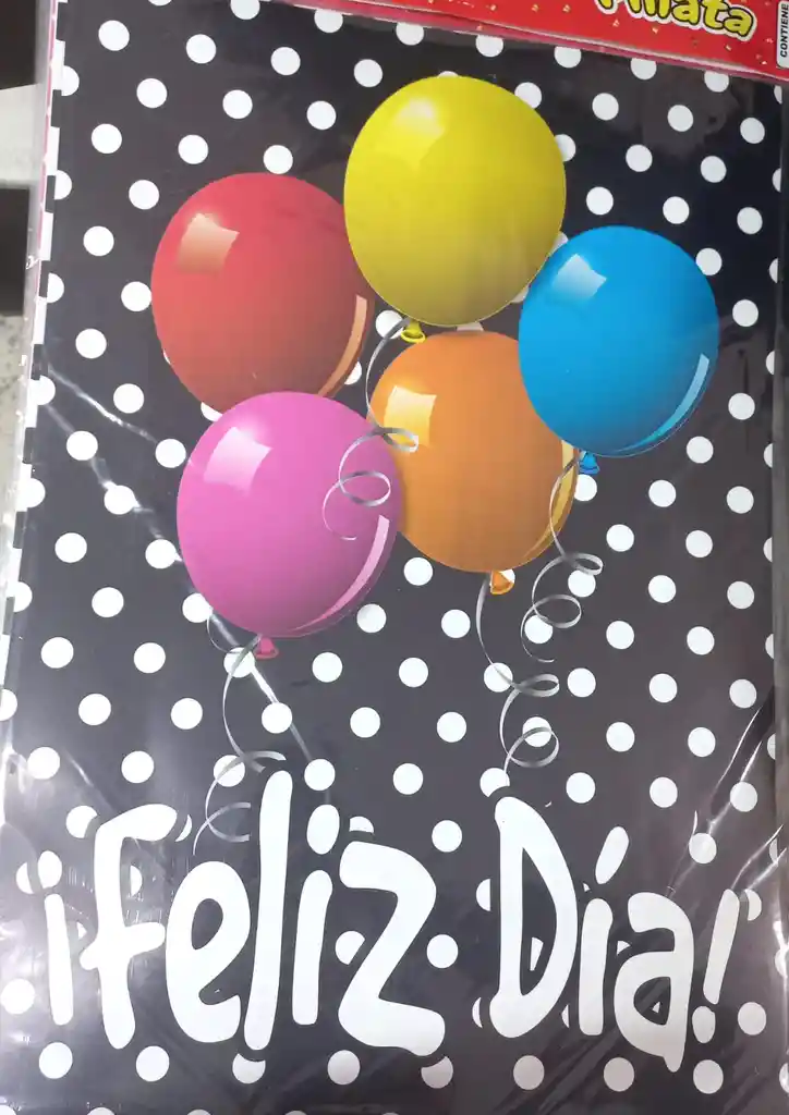 Piñata Feliz Dia - 48 X 33.8 Cm