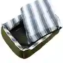 Cama Grande Para Perros Acolchada Lavable Impermeable + Almohada