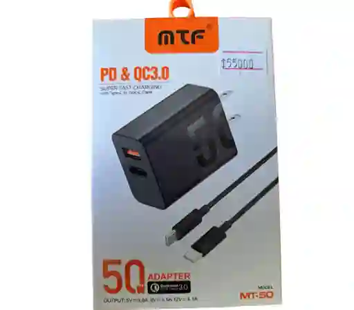 Cargador Tipo C De 50 W Mtf