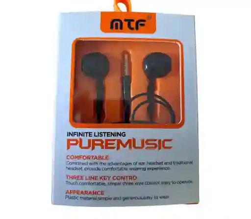 Audifonos Jac 3.5mm Mtf