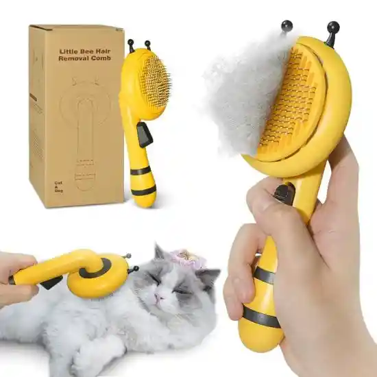 Cepillo Quita Pelusas Para Mascotas Abeja