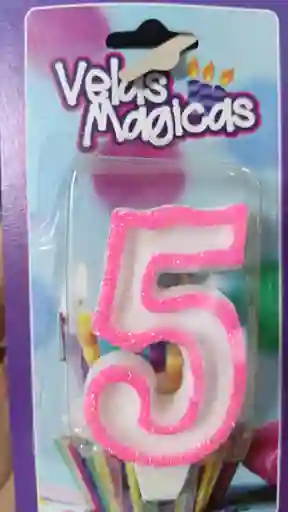Velas Magicas Rosada - #5