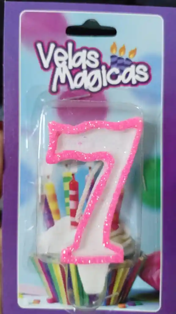 Velas Magicas Rosada - #7