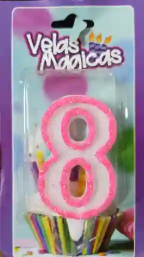 Velas Magicas Rosada - #8