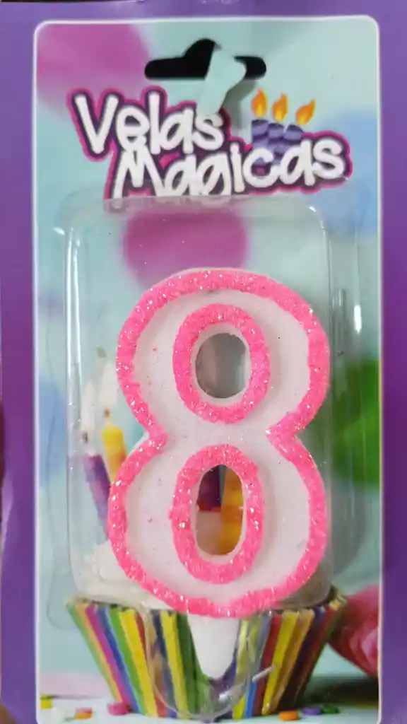 Velas Magicas Rosada - #8