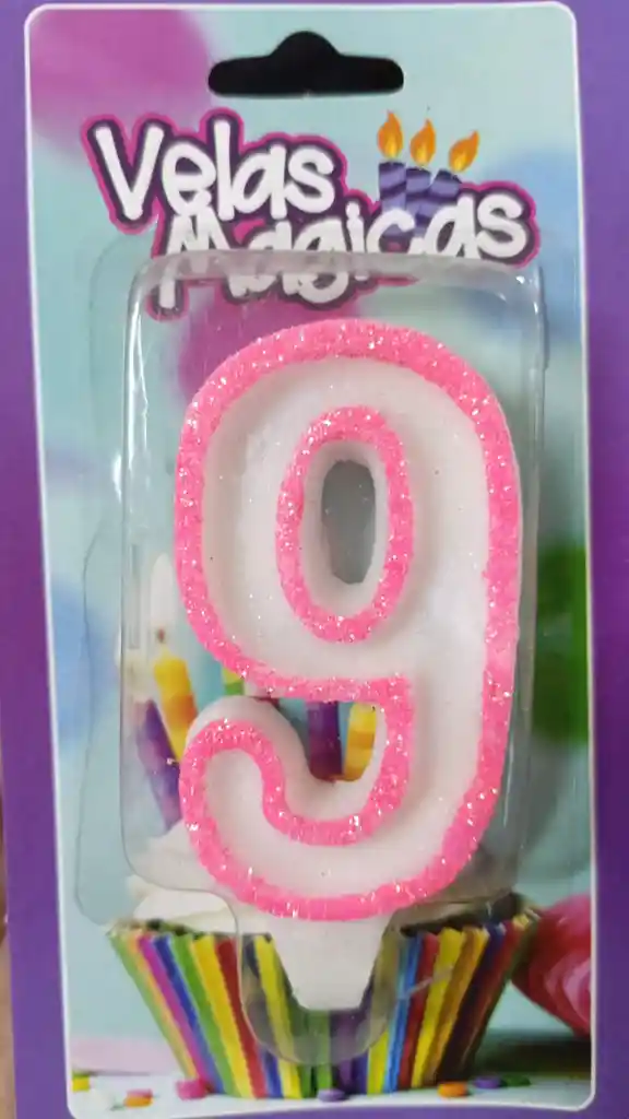 Velas Magicas Rosada - #9