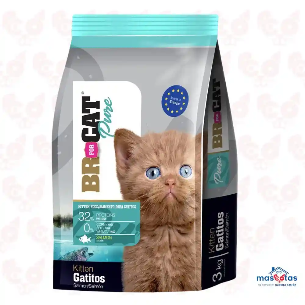 Br For Cat Gatitos Salmon 3 Kg