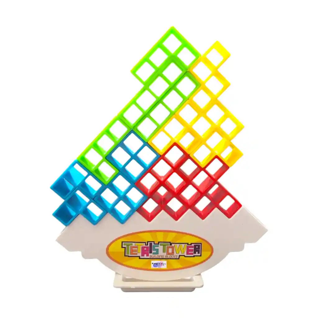 Juego Tetris Torre Bloques De Equilibrio Didáctico