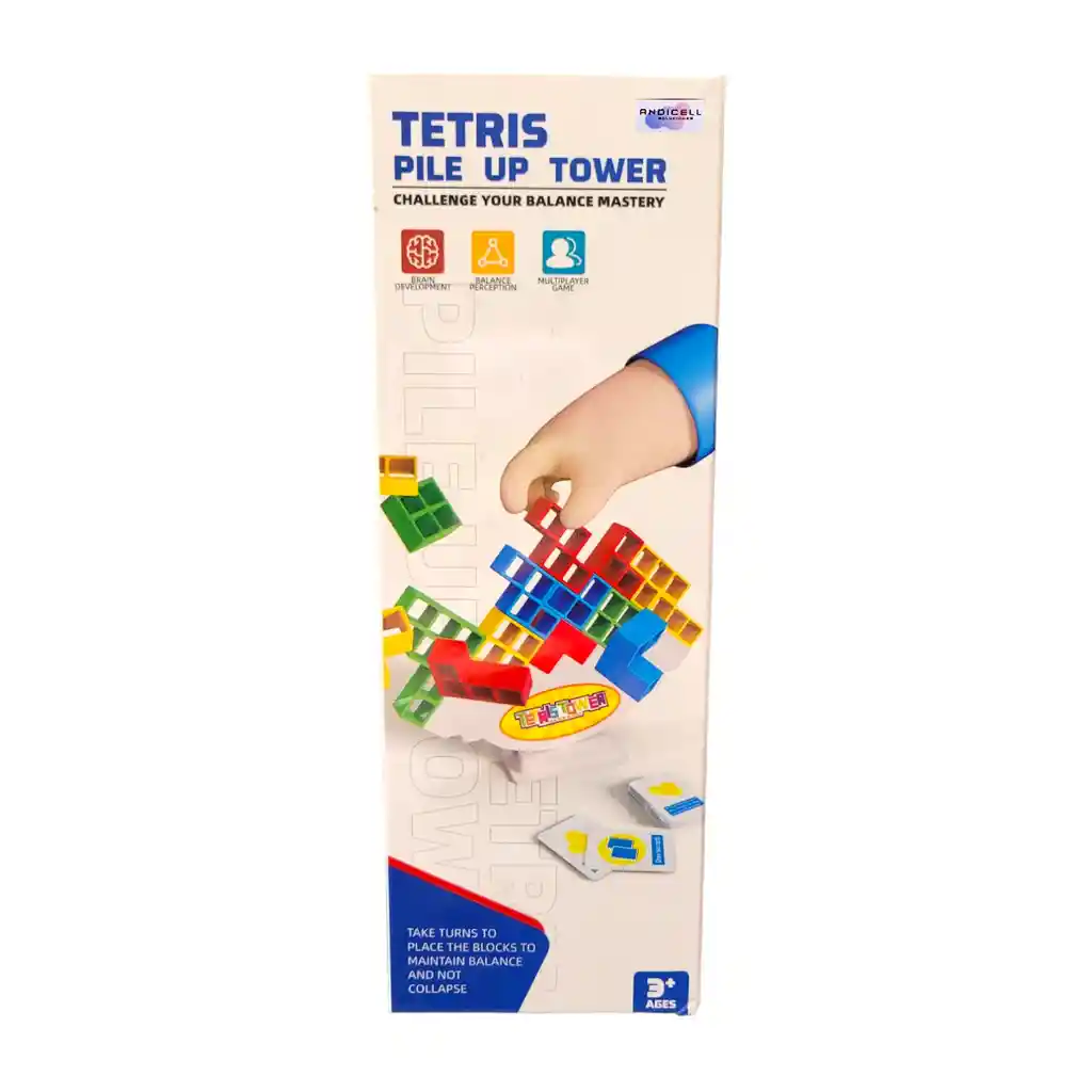 Juego Tetris Torre Bloques De Equilibrio Didáctico