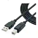 Cable De Impresora Usb A Usb Tipo B | Encauchado | 1.8 Mts