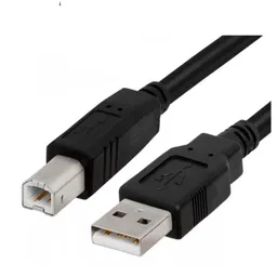 Cable De Impresora Usb A Usb Tipo B | Encauchado | 1.8 Mts