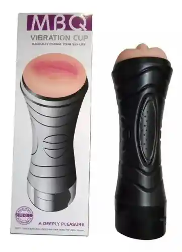 Masturbador Vagina Con Vibración Mbq Vibration Cup