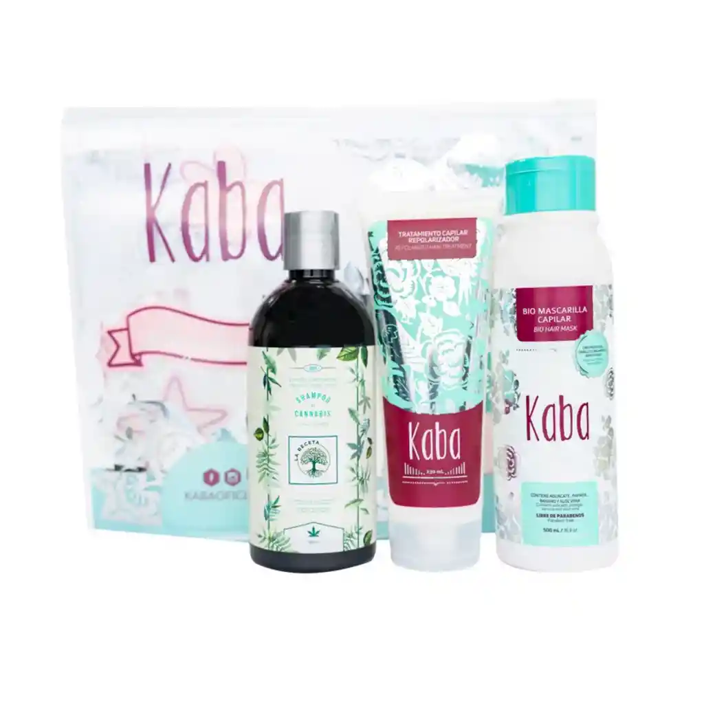 Kit Capilar Kaba + Shampoo Para Cabello Graso La Receta