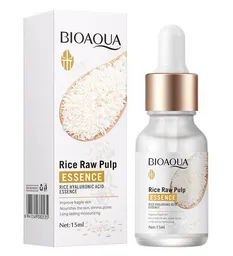 Serum Esencia De Pulpa Cruda De Arroz Bioaqua Acido Hialuronico De Arroz Mejora La Piel Fragil Nutre La Piel Reduce Los Poros Hidratacion Duradera 15ml