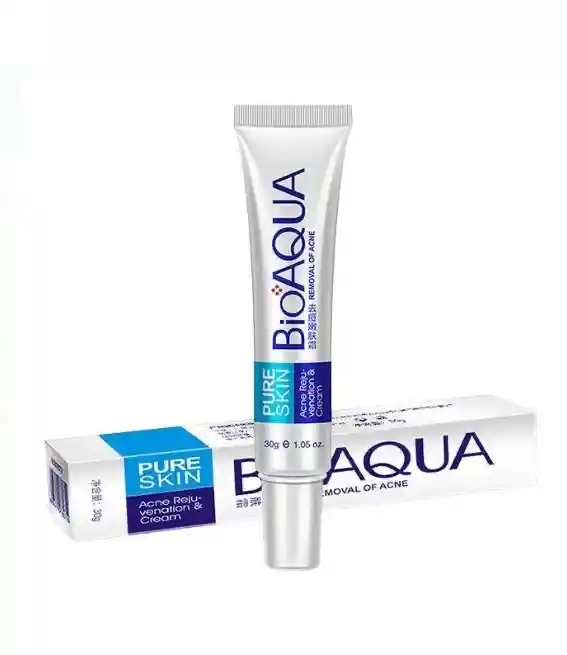 Crema Bioaqua Eliminadora Suave Y Rejuvenecedora Del Acne 30g