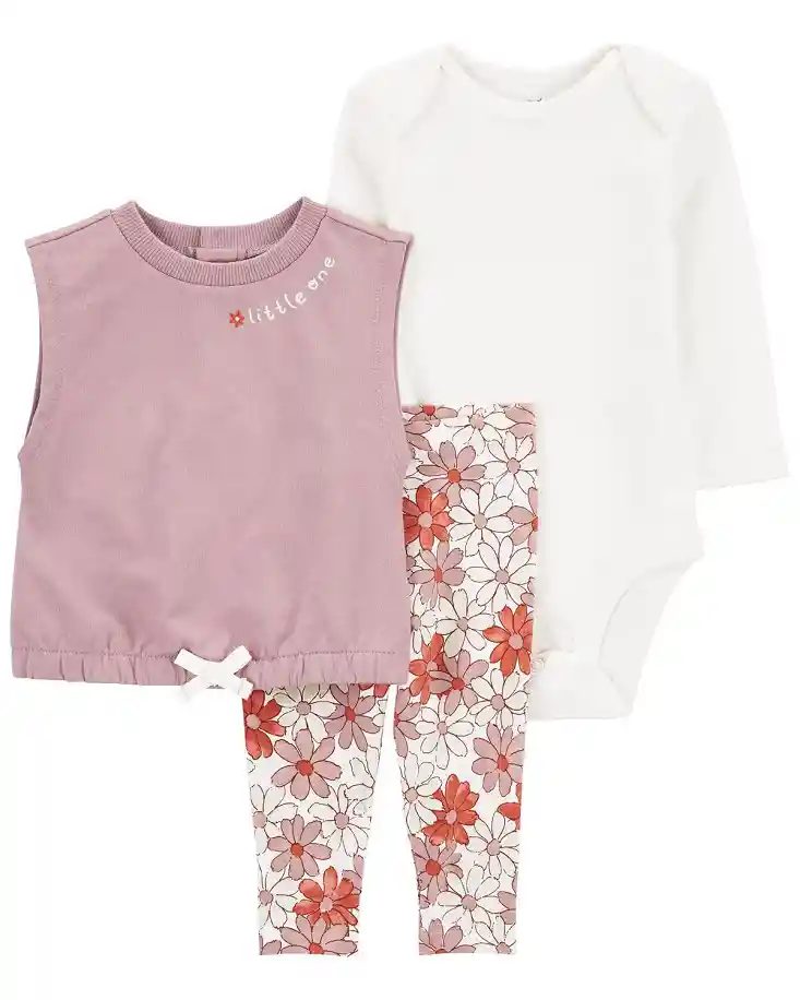 Conjunto 3 Piezas Little One - 12 Meses
