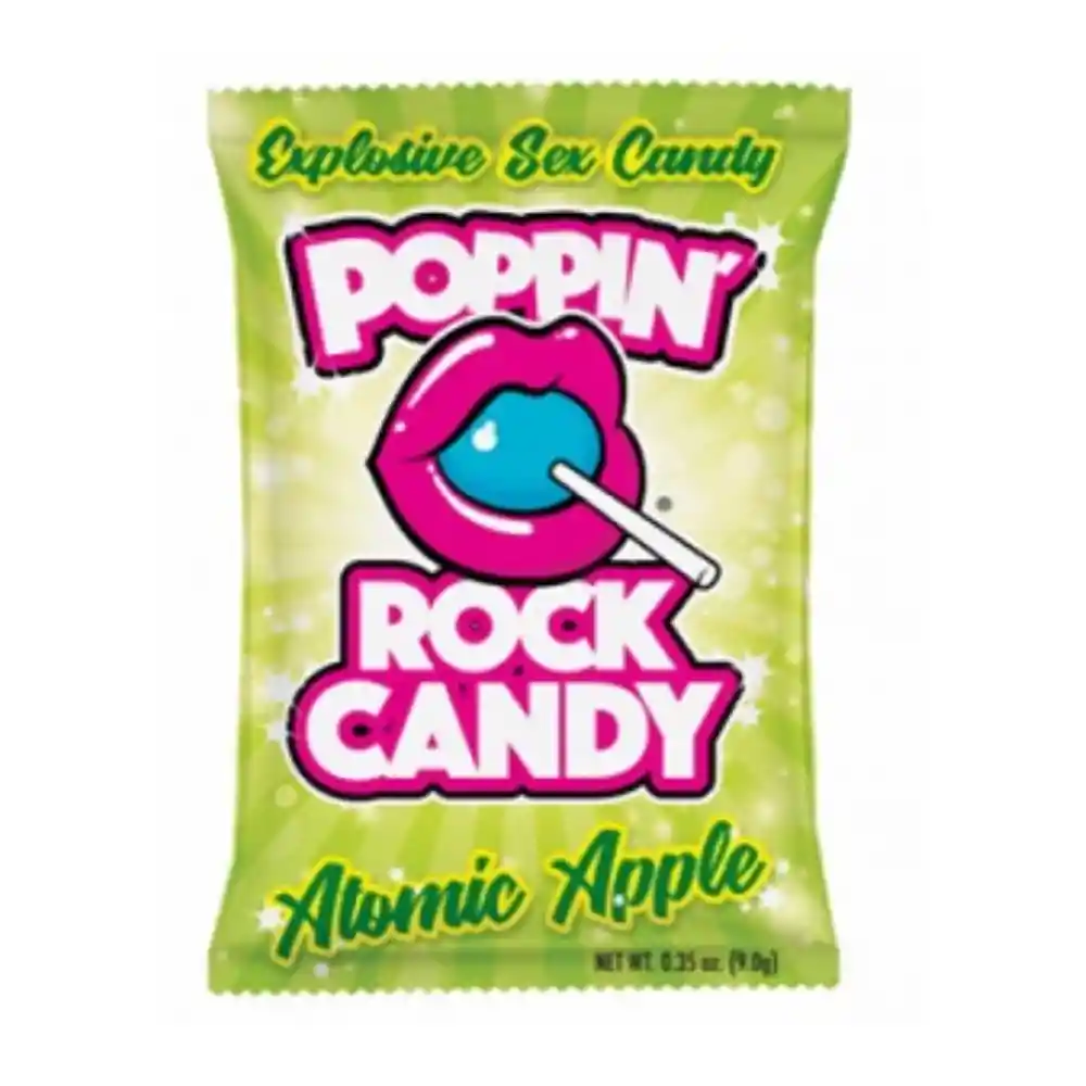 Saborizante Poppin Rock Candy Para Sexo Oral Atomic Apple