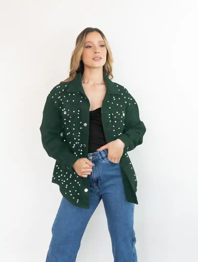Chaqueta Fizzy Verde Militar U