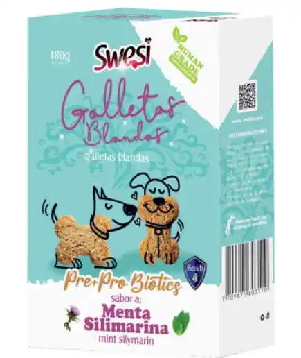 Galletas Swesi Menta Silimarina X 180 Gr