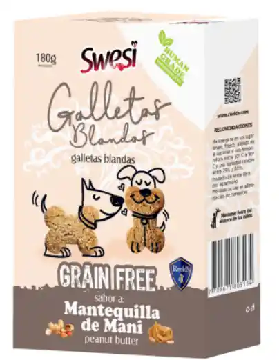 Galletas Swesi Mantequilla De Mani X 180 Gr