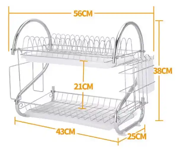 Escurridor De Platos De 2 Niveles