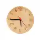 Reloj De Pared Madera Moderno A Batería