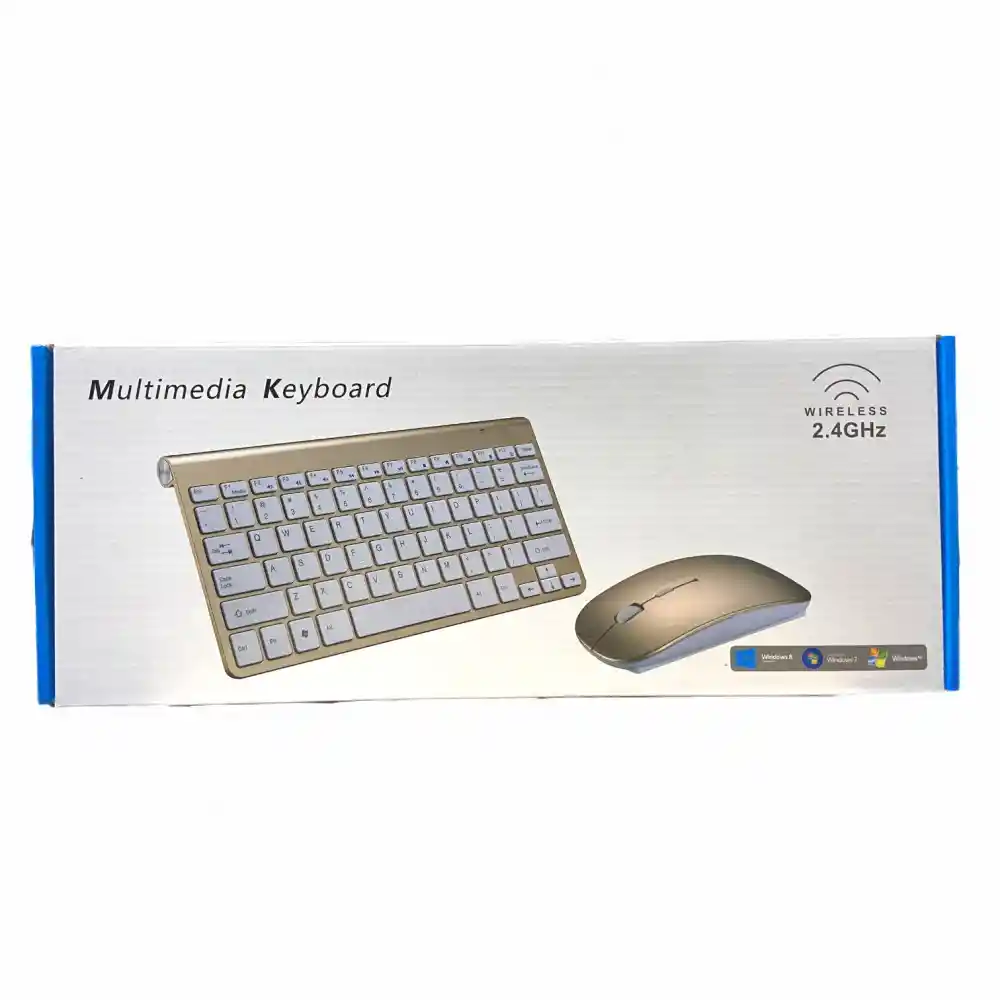 Combo Teclado Mause Computador Inalambrico