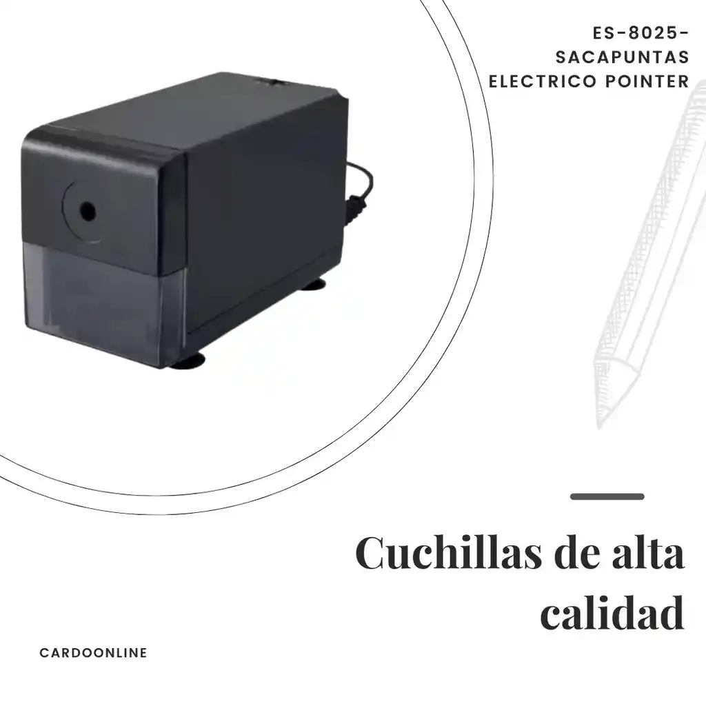 Sacapuntas Electrico Pointer Es-8025