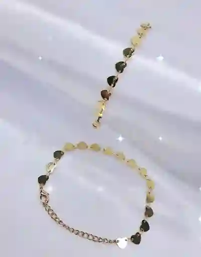 Manilla Dorada Corazones