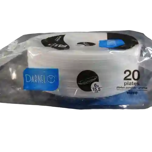 Plato Pando 15,5cm X 20 Unds Kangupor