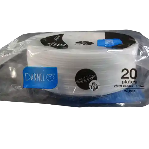 Plato Pando 15,5cm X 20 Unds Kangupor