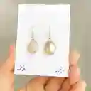 Aretes De Plata Y Agatas Tornasol