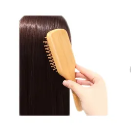 Cepillo Para El Cabello Bambú Hair Brush