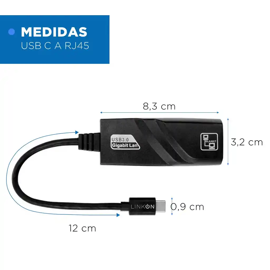 Adaptador Usb-c A Rj45 Linkon