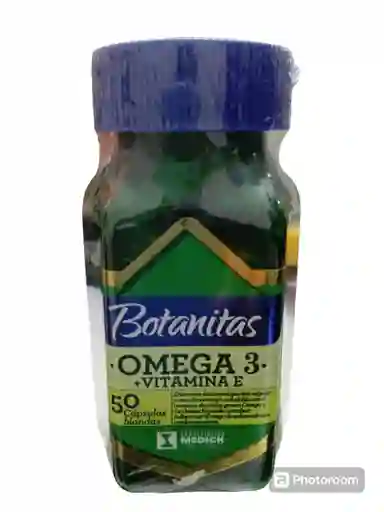 Omega 3 Vitamina E X 50 Capsulas Botanitas