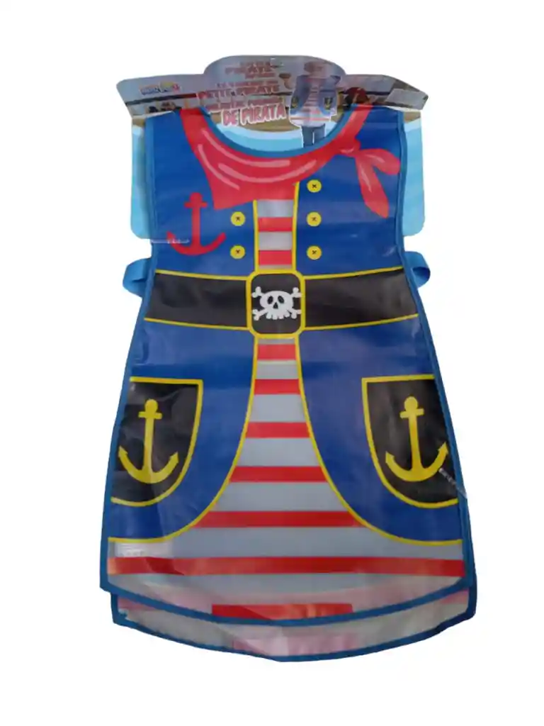 Delantal Infantil Impermeable Mi Pequeño Pirata