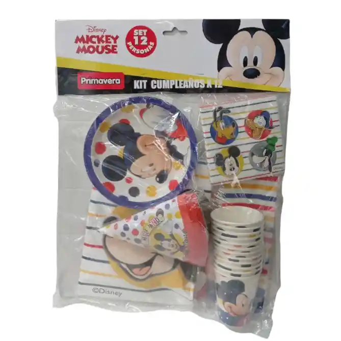 Kit De Cumpleaños Mickey Mouse.