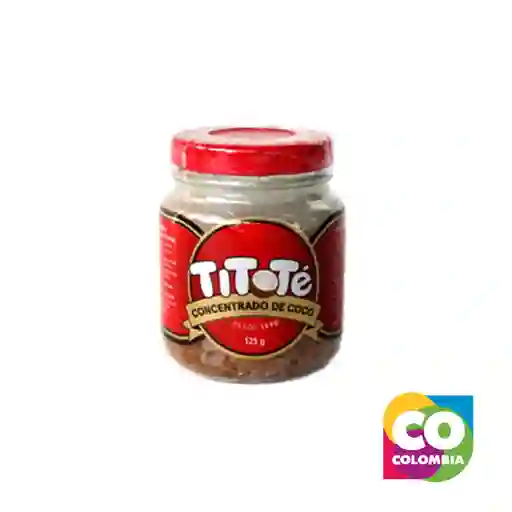 Aceite Concentrado De Coco Marca Titoté Embalaje De 1 Unidad Por 125 Gr