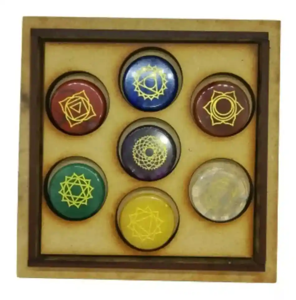 Kit 7 Chakras Energía Reiki Meditación Sana