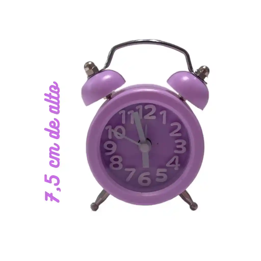 Reloj Despertador Alto Relieve