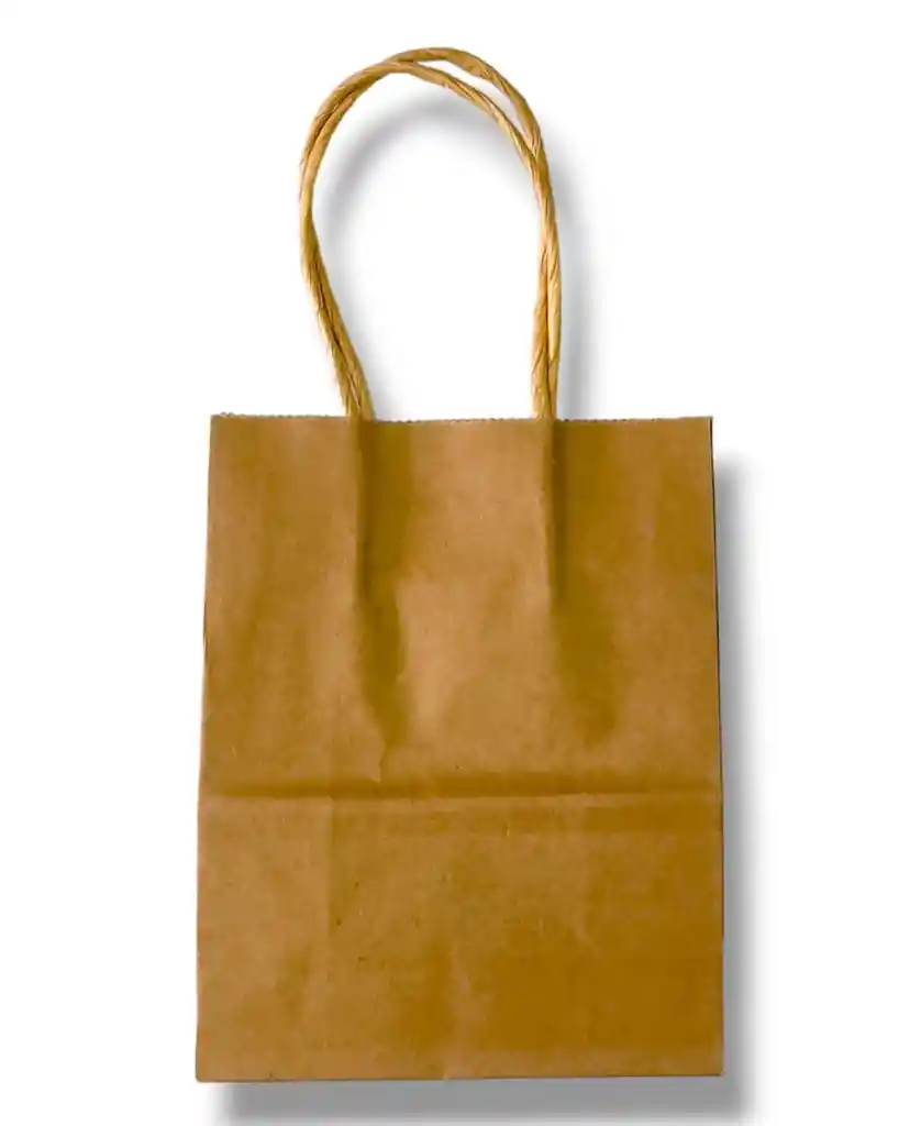 Bolsas De Papel Cargadera 33x34x17 Cm Café