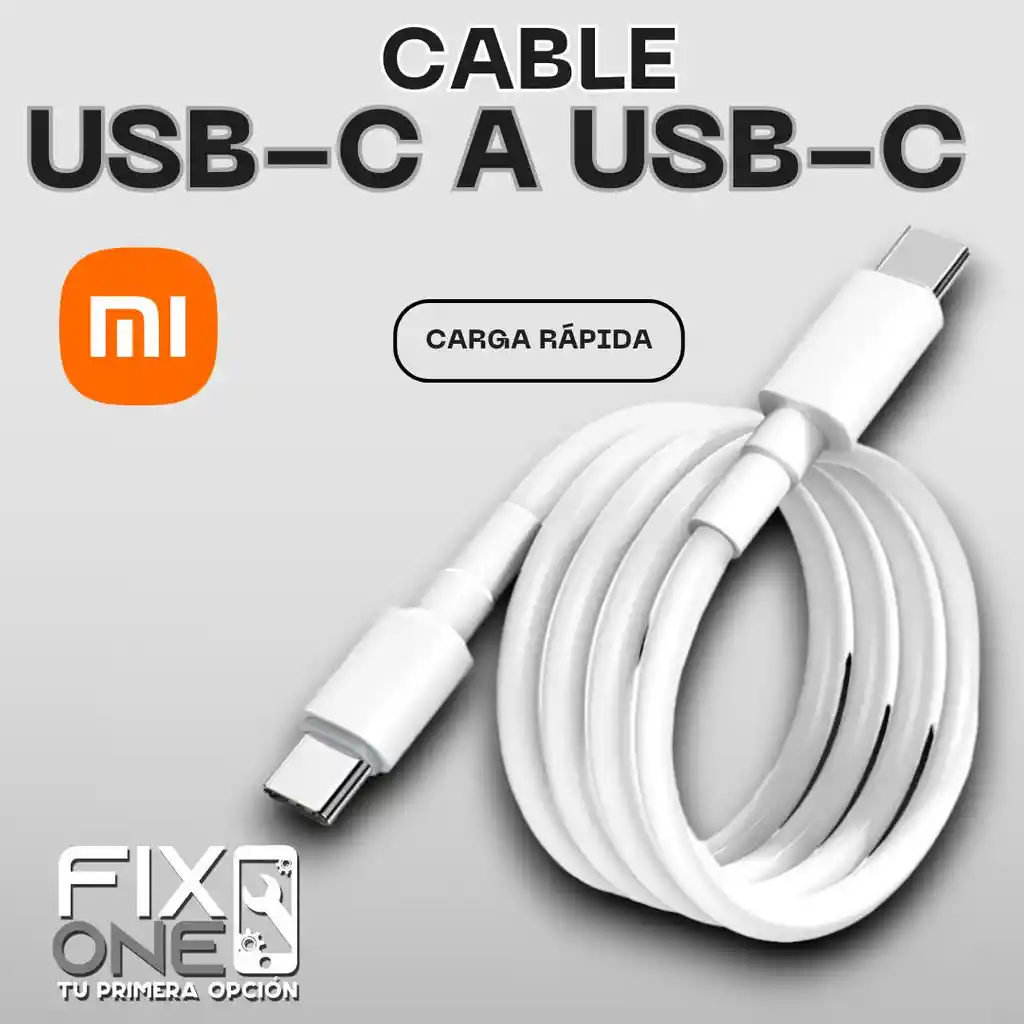 Cable Usb-c A Usb-c Xiaomi